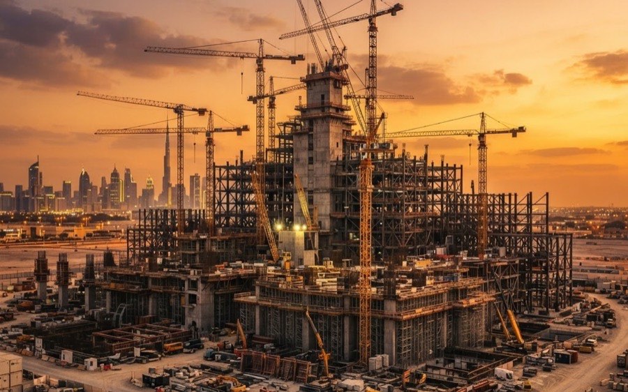 Infrastructure project supplied with building materials across the Northern Emirates